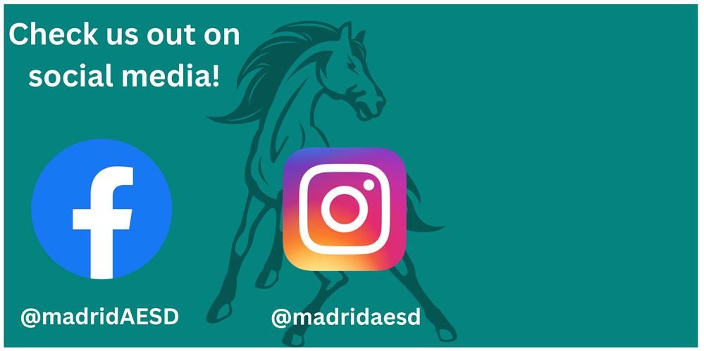   Check us out on social media!